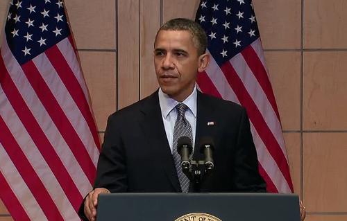 U.S. President Barack Obama announces sanctions for the export of monitoring technology to Syria and Iran.